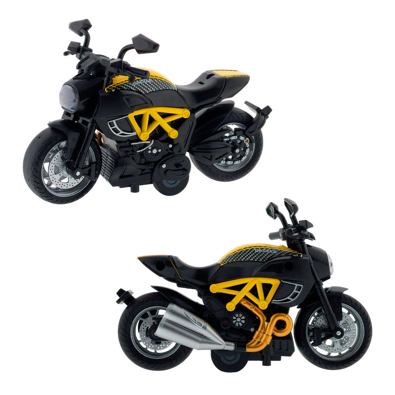 JOLLY JOKER MOTO CLASSIC DIE CAST 1:14 CON RETROCARICA