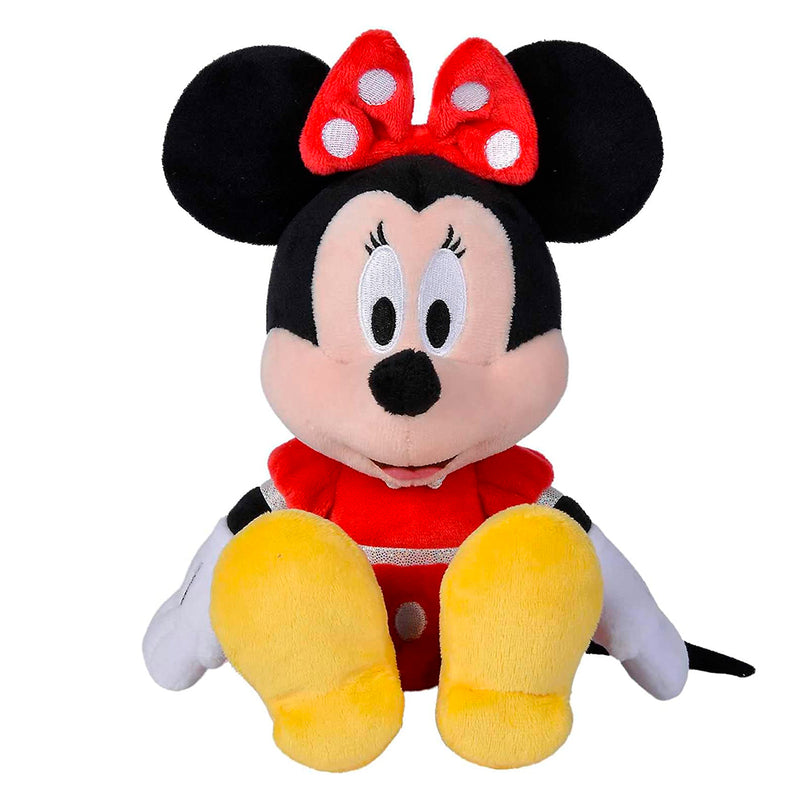 PELUCHE MINNIE CON ABITO ROSSO 25CM