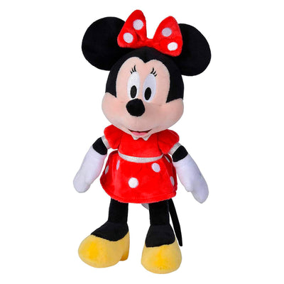 PELUCHE MINNIE CON ABITO ROSSO 25CM