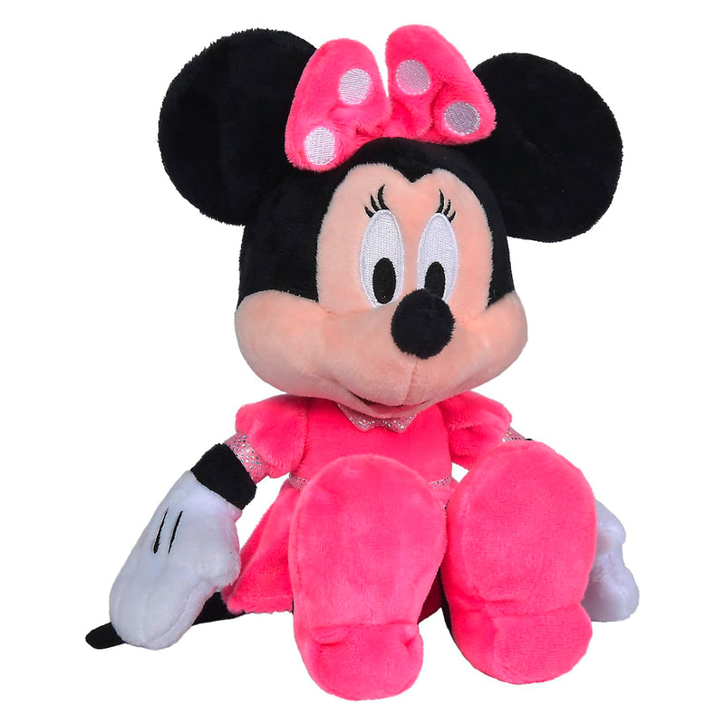 PELUCHE MINNIE CON ABITO FUCSIA 25CM