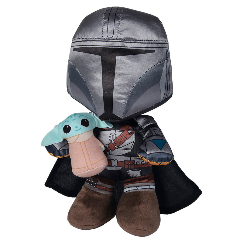 PELUCHE STAR WARS MANDALORIAN E GROGU 25CM