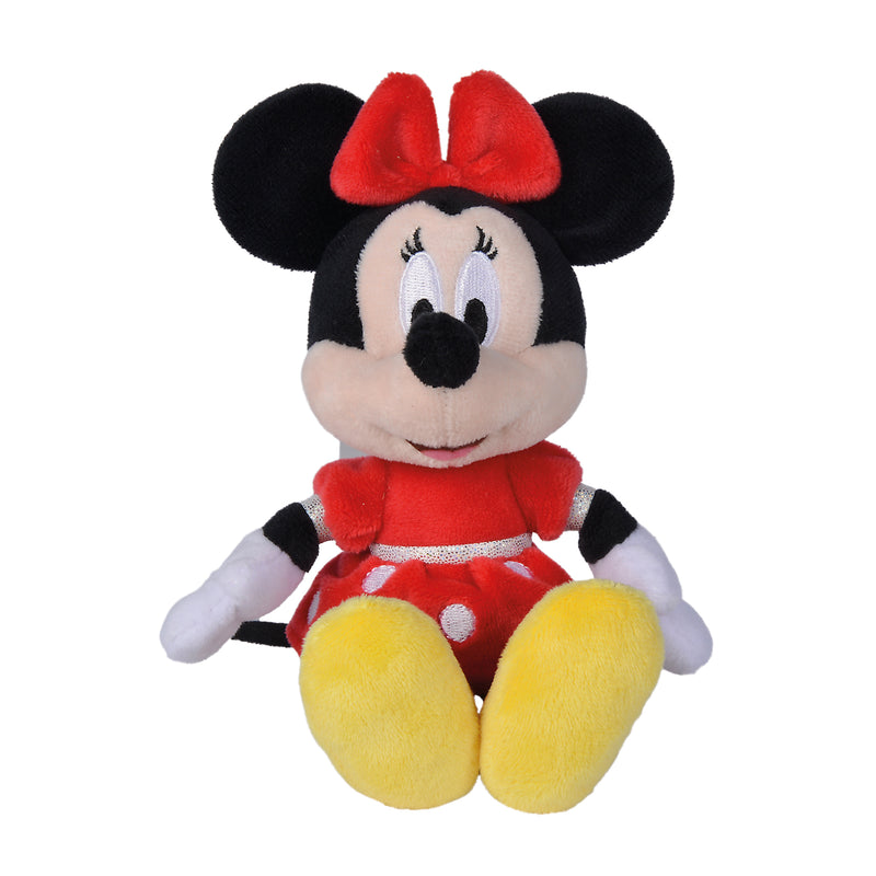 PELUCHE MINNIE CON ABITO ROSSO 20CM