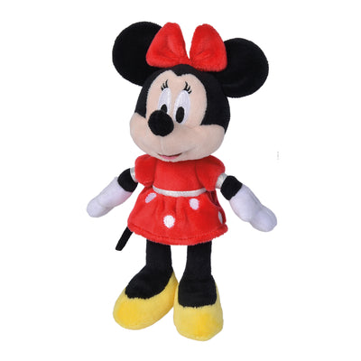 PELUCHE MINNIE CON ABITO ROSSO 20CM