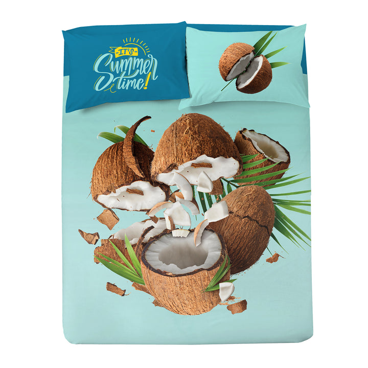 COMPLETO LETTO FRUIT POWER - COCCO