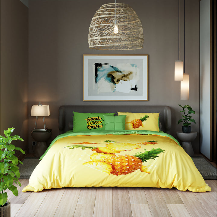 PARURE COPRIPIUMINO FRUIT POWER - ANANAS