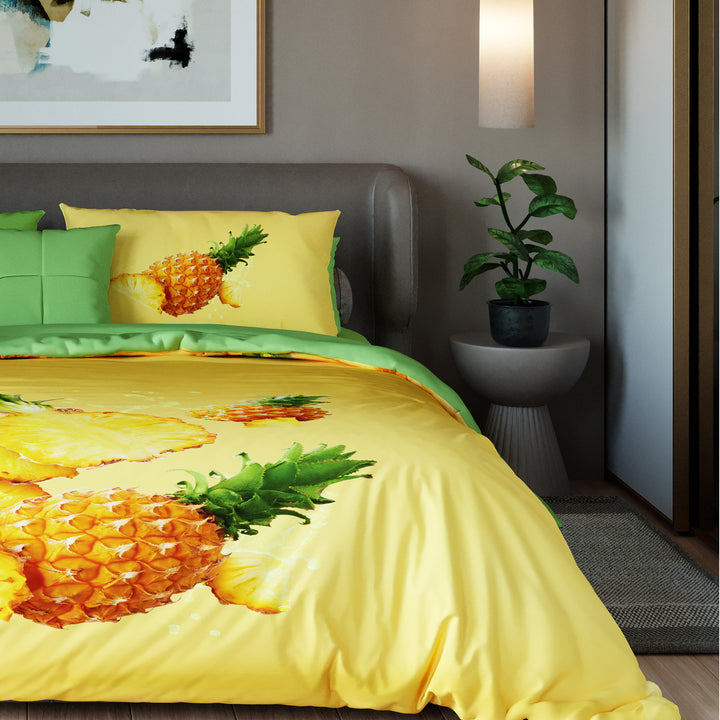 PARURE COPRIPIUMINO FRUIT POWER - ANANAS