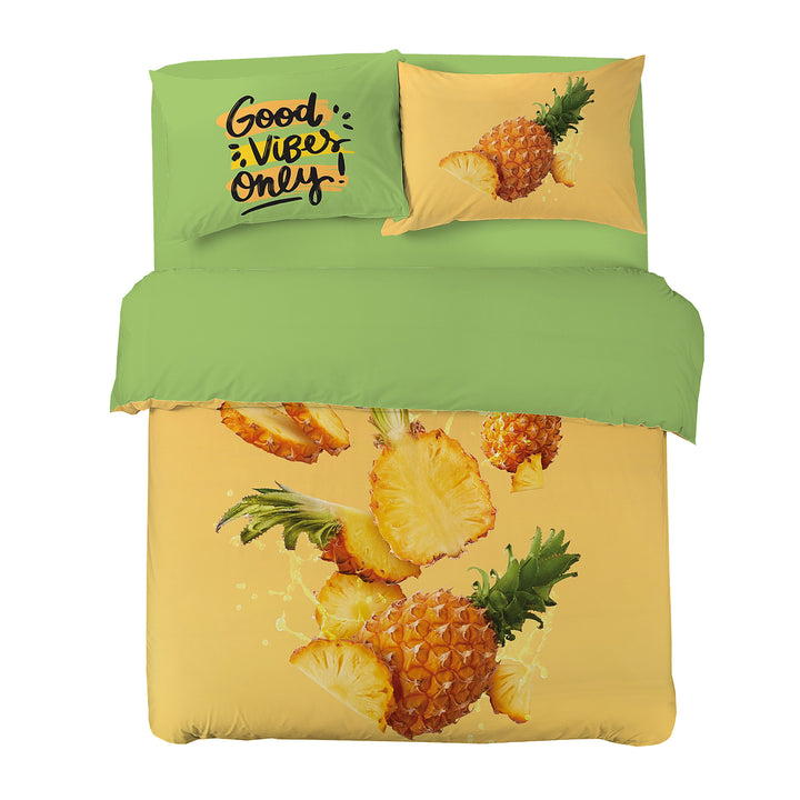 PARURE COPRIPIUMINO FRUIT POWER - ANANAS