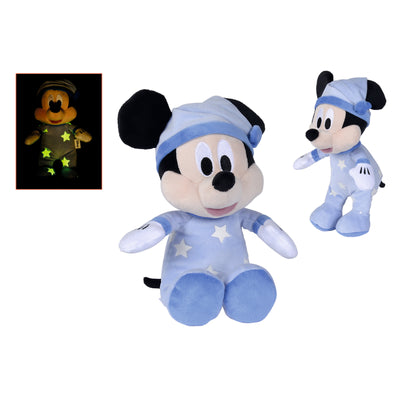 PELUCHE TOPOLINO A NANNA GLOW-IN-THE-DARK 25CM