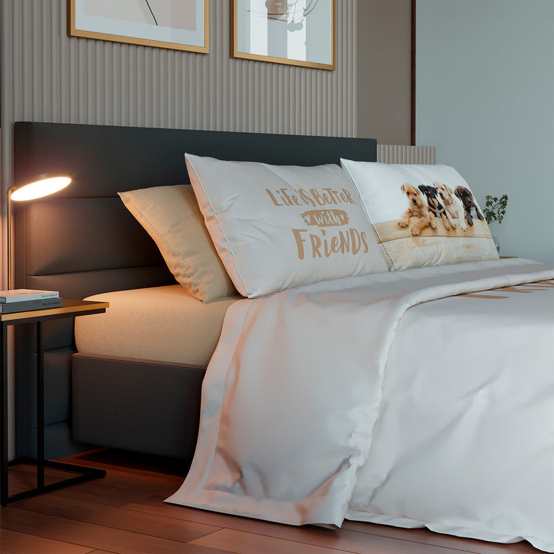 COMPLETO LETTO QUI LA ZAMPA - LIFE IS BETTER