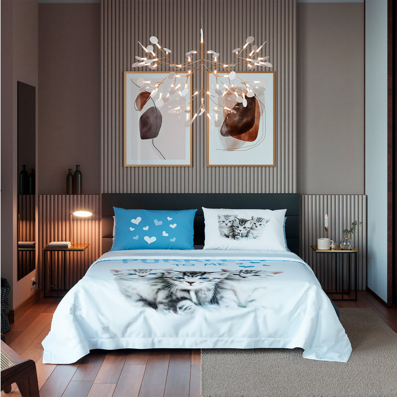 COMPLETO LETTO QUI LA ZAMPA - PURRFECT