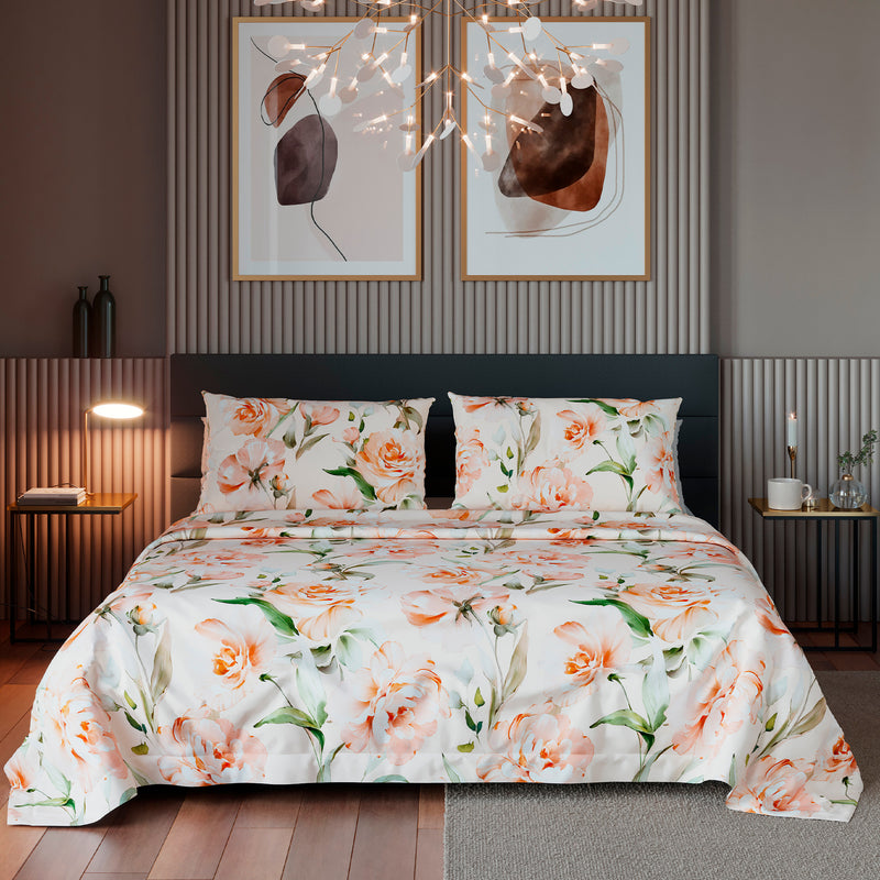 COMPLETO LETTO BREZZA AUTUNNO - PEONIA