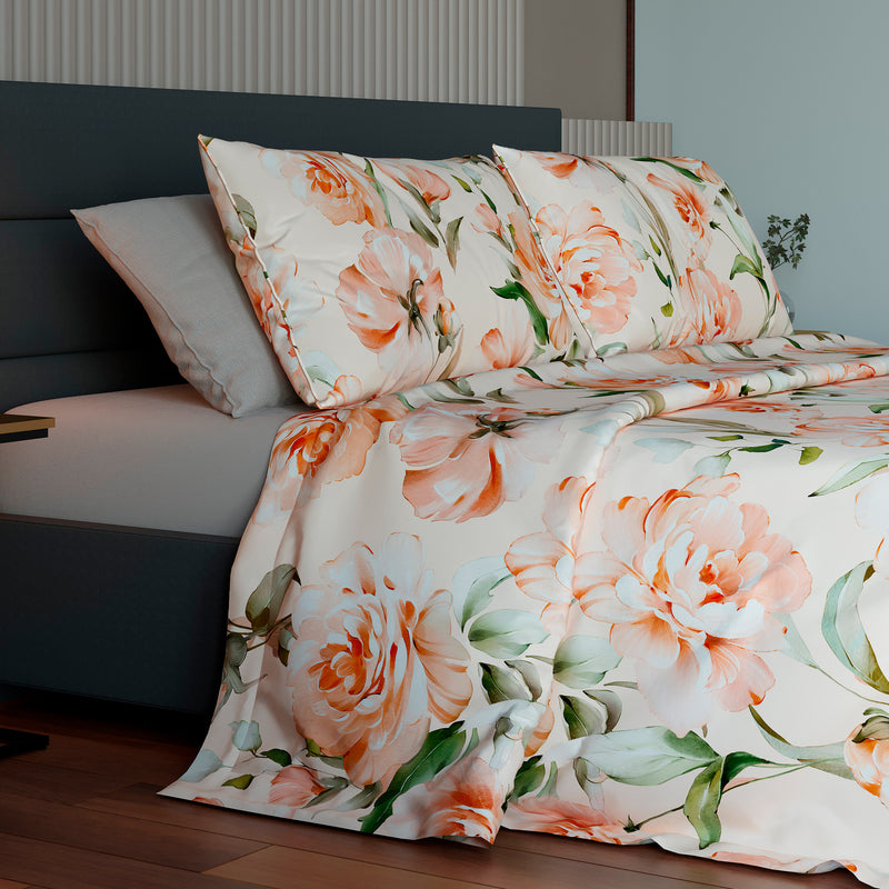 COMPLETO LETTO BREZZA AUTUNNO - PEONIA