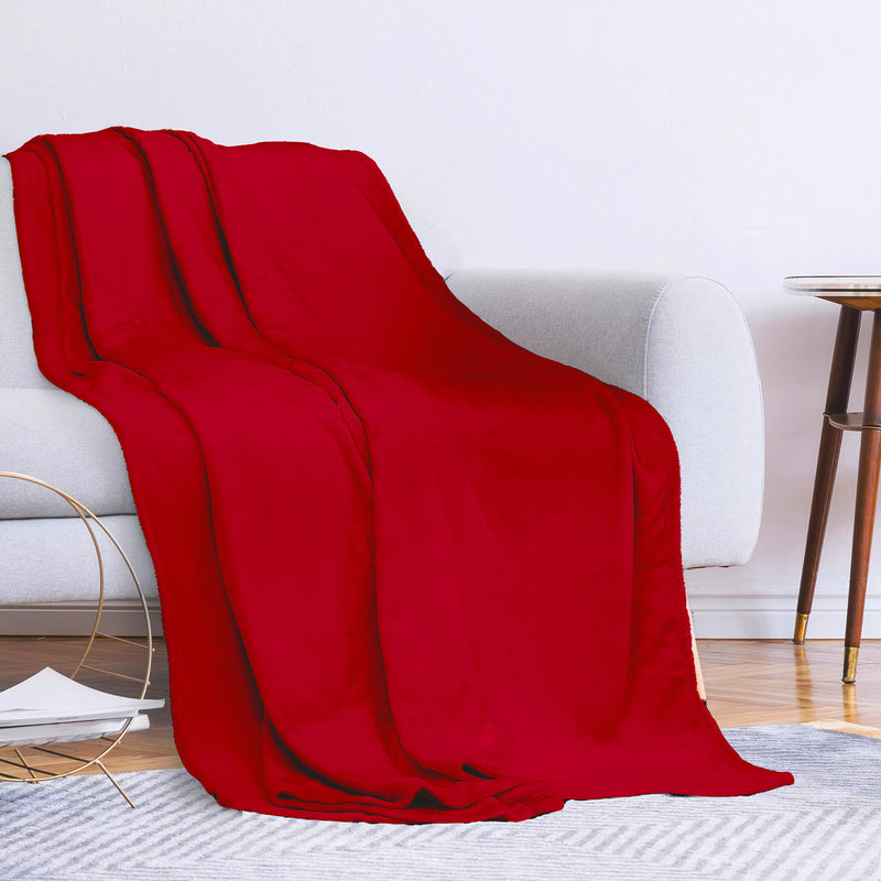 COPERTA EXTRA SOFT TINTA UNITA 120X160CM