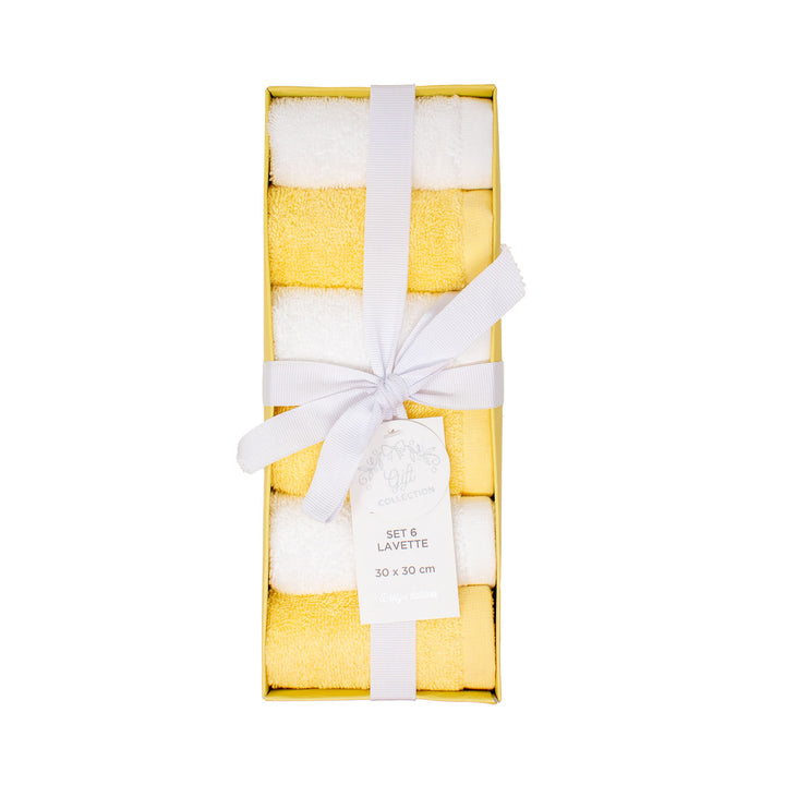 SET 6 LAVETTE 30X30CM