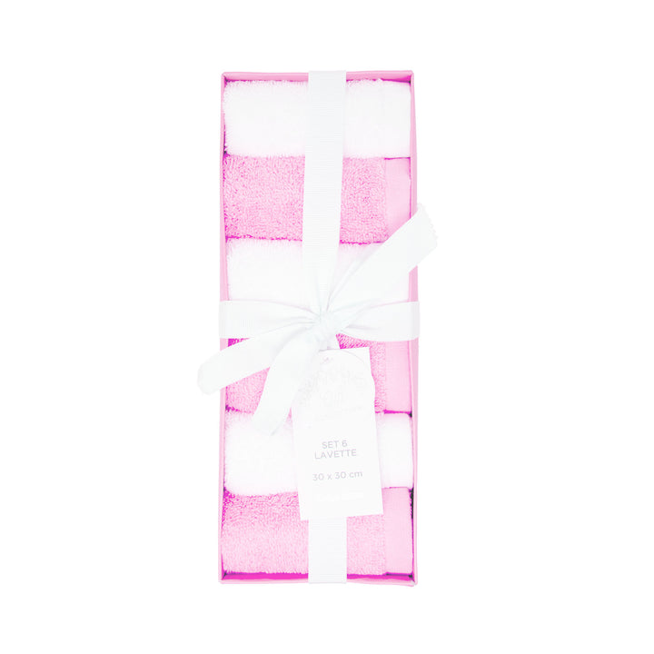 SET 6 LAVETTE 30X30CM