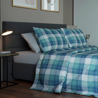 COMPLETO LETTO GENTLEMAN - TARTAN FRESCO