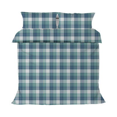 PARURE COPRIPIUMINO GENTLEMAN - TARTAN FRESCO