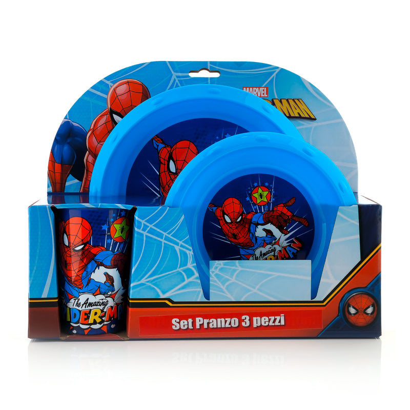 SET PRANZO 3 PEZZI SPIDERMAN