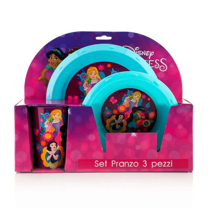 SET PRANZO 3 PEZZI PRINCESS