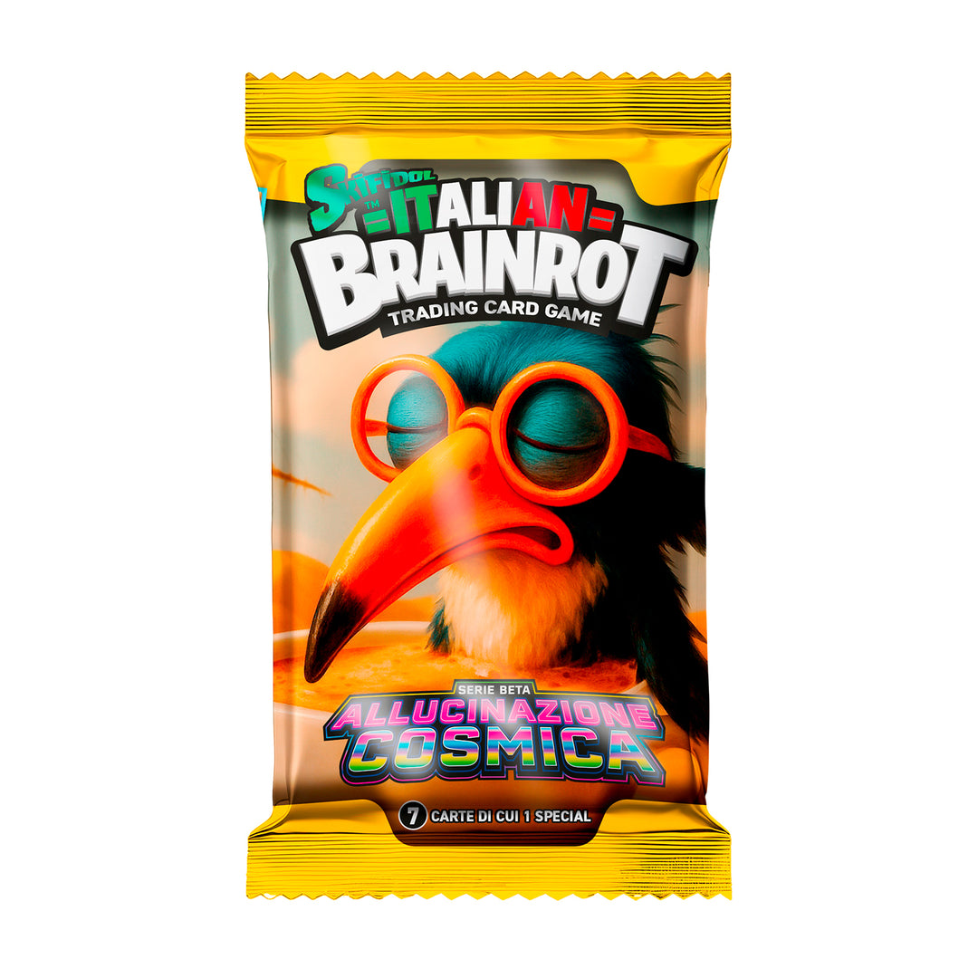 SKIFIDOL ITALIAN BRAINROT ALLUCINAZIONE COSMICA - BUSTINA 7 CARTE