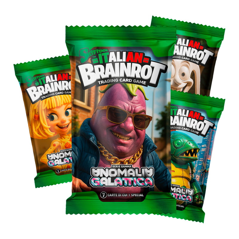 SKIFIDOL ITALIAN BRAINROT ANOMALIA GALATTICA - BUSTINA 7 CARTE