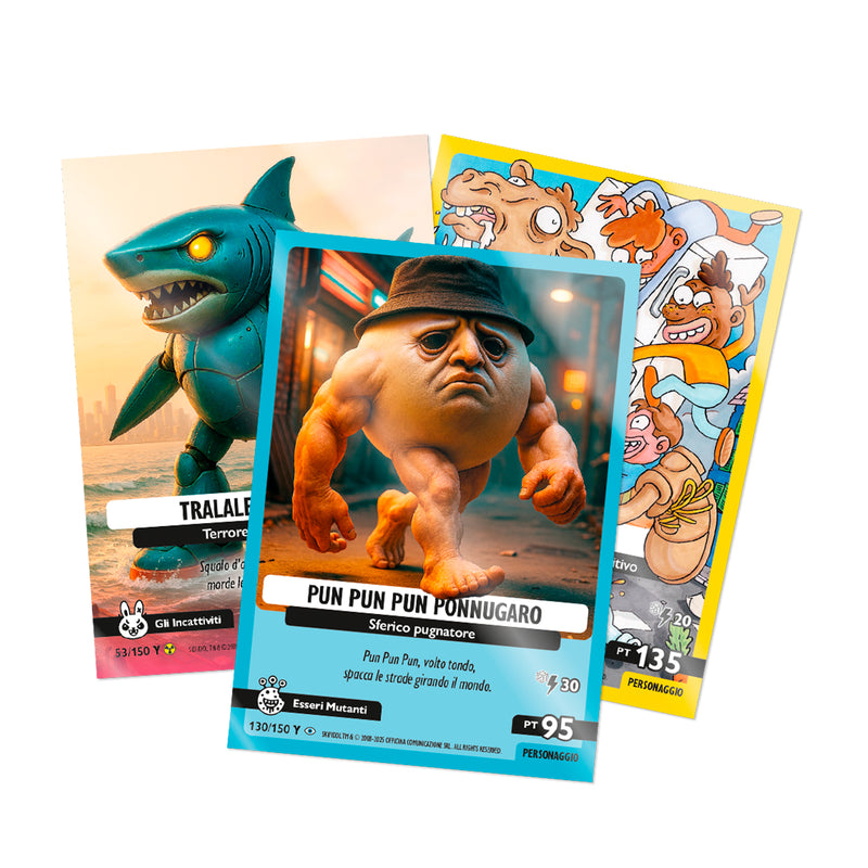 SKIFIDOL ITALIAN BRAINROT ANOMALIA GALATTICA - BUSTINA 7 CARTE