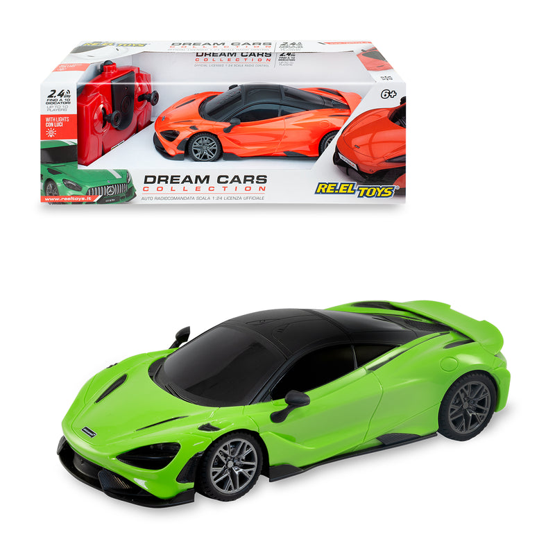 AUTO RADIOCOMANDATA MCLAREN 765LT 1:24 CON LUCI