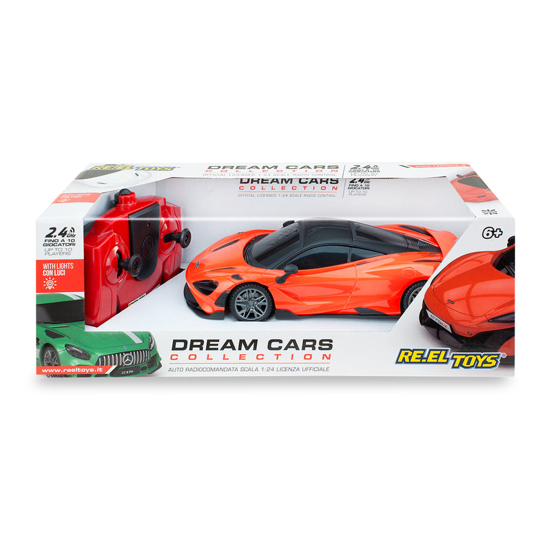 AUTO RADIOCOMANDATA MCLAREN 765LT 1:24 CON LUCI