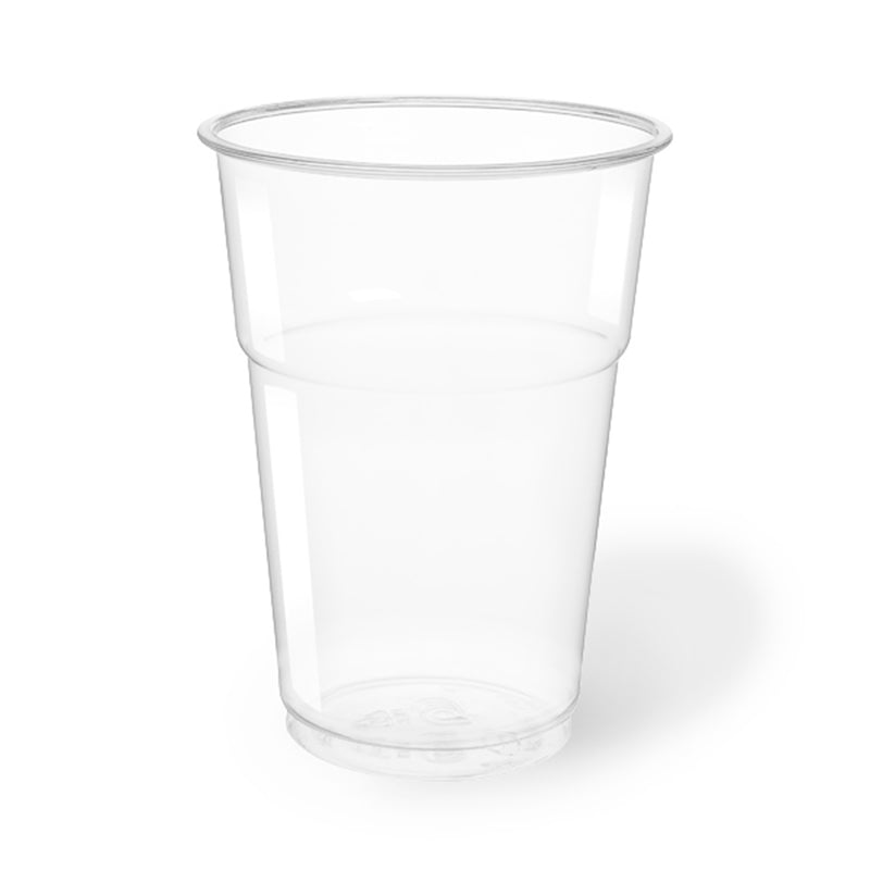 50 BICCHIERI TRASPARENTI R-PET NATURIA 400 ML