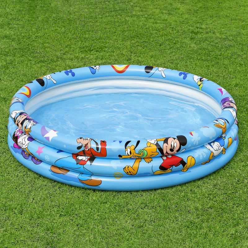 BW91007 PISCINA A 3 ANELLI TOPOLINO 122X25CM