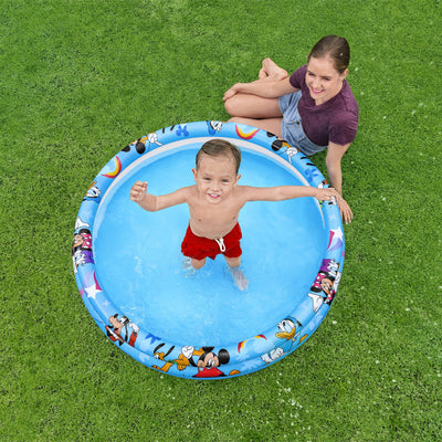 BW91007 PISCINA A 3 ANELLI TOPOLINO 122X25CM