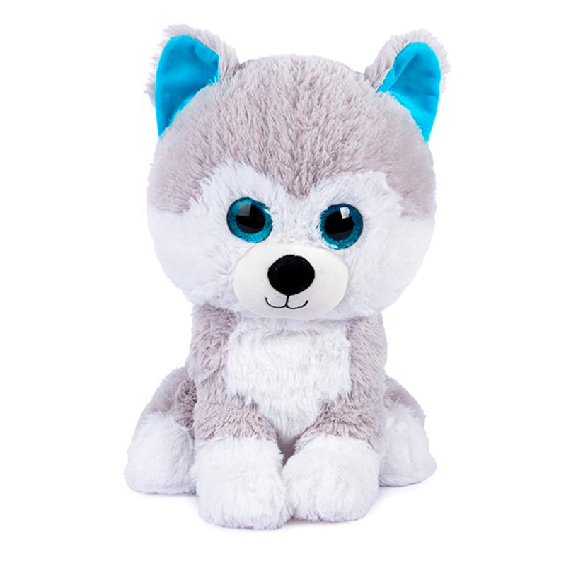 PELUCHE CANE SEDUTO CON OCCHIONI 40CM