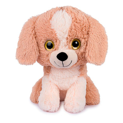 PELUCHE CANE SEDUTO CON OCCHIONI 40CM