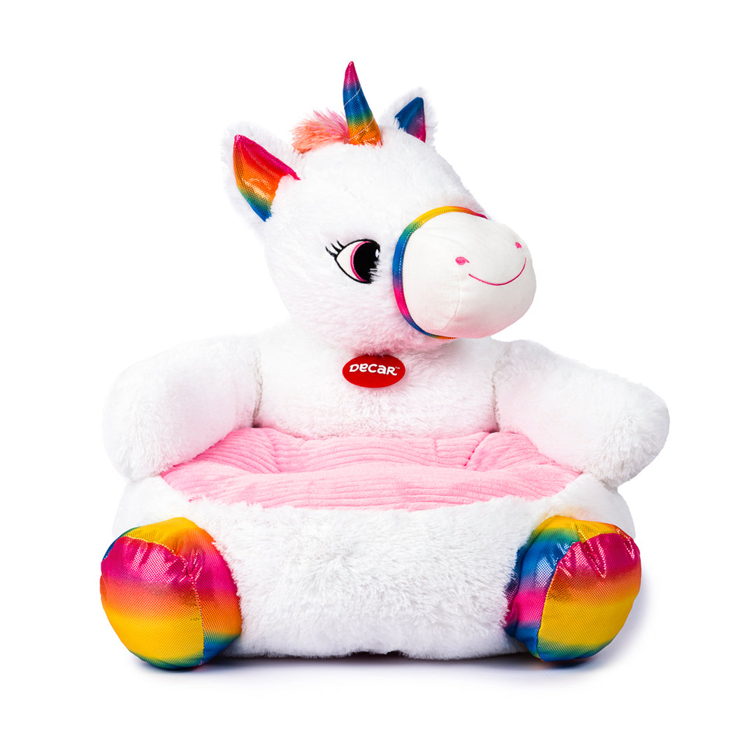 PELUCHE POLTRONA UNICORNO SOGNO INFINITO 50CM