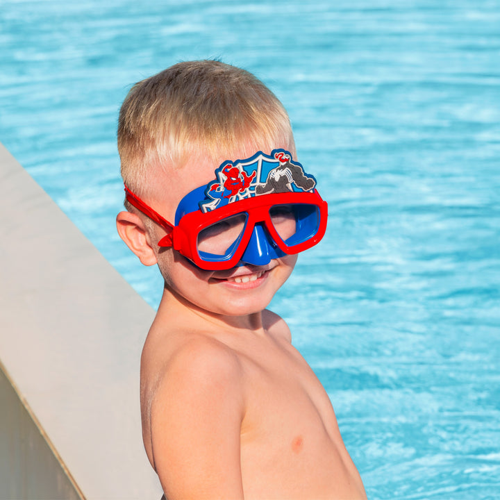 BW98023 MASCHERA SPIDERMAN CON PERSONAGGI