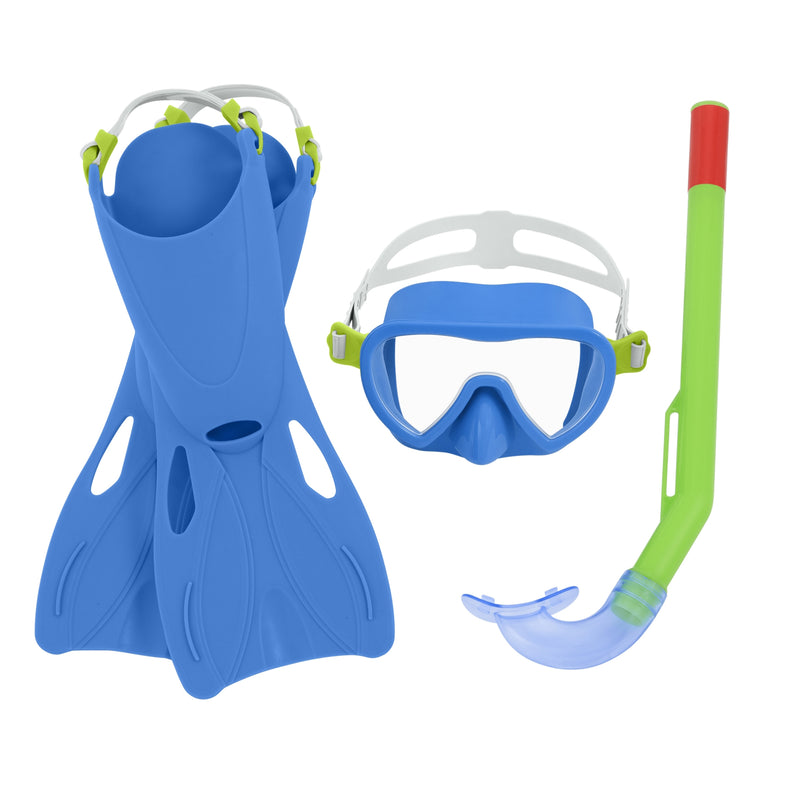 BW25039 SET SNORKELING CON PINNE CRUSADER ESSENTIAL 3-6 ANNI