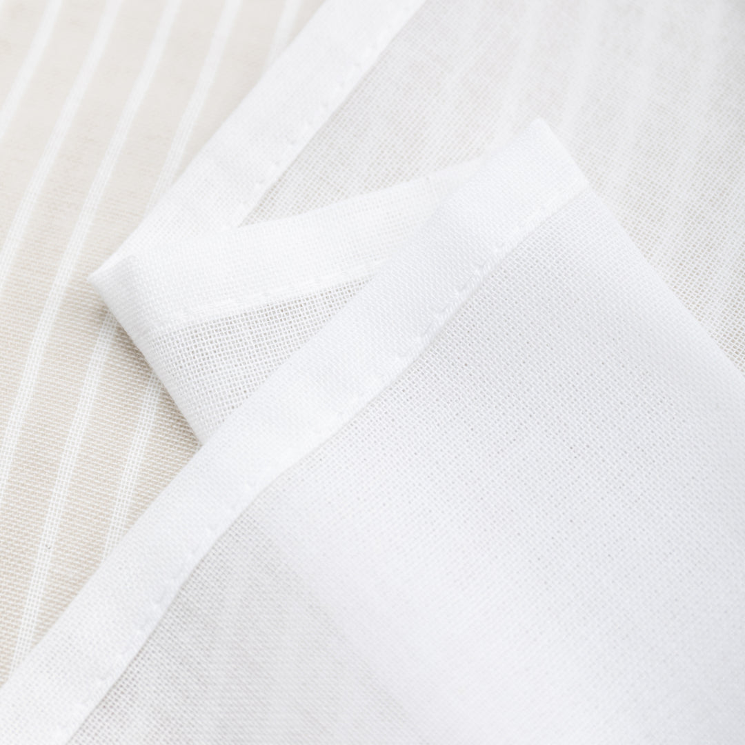 TENDA SHABBY CHIC CON ORLO MERLETTO 1 PANNELLO 140X275CM