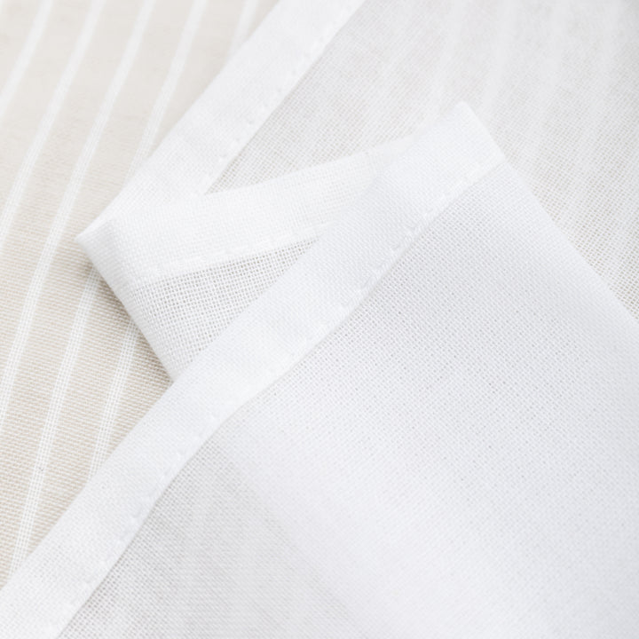 TENDA SHABBY CHIC CON ORLO MERLETTO 1 PANNELLO 140X275CM