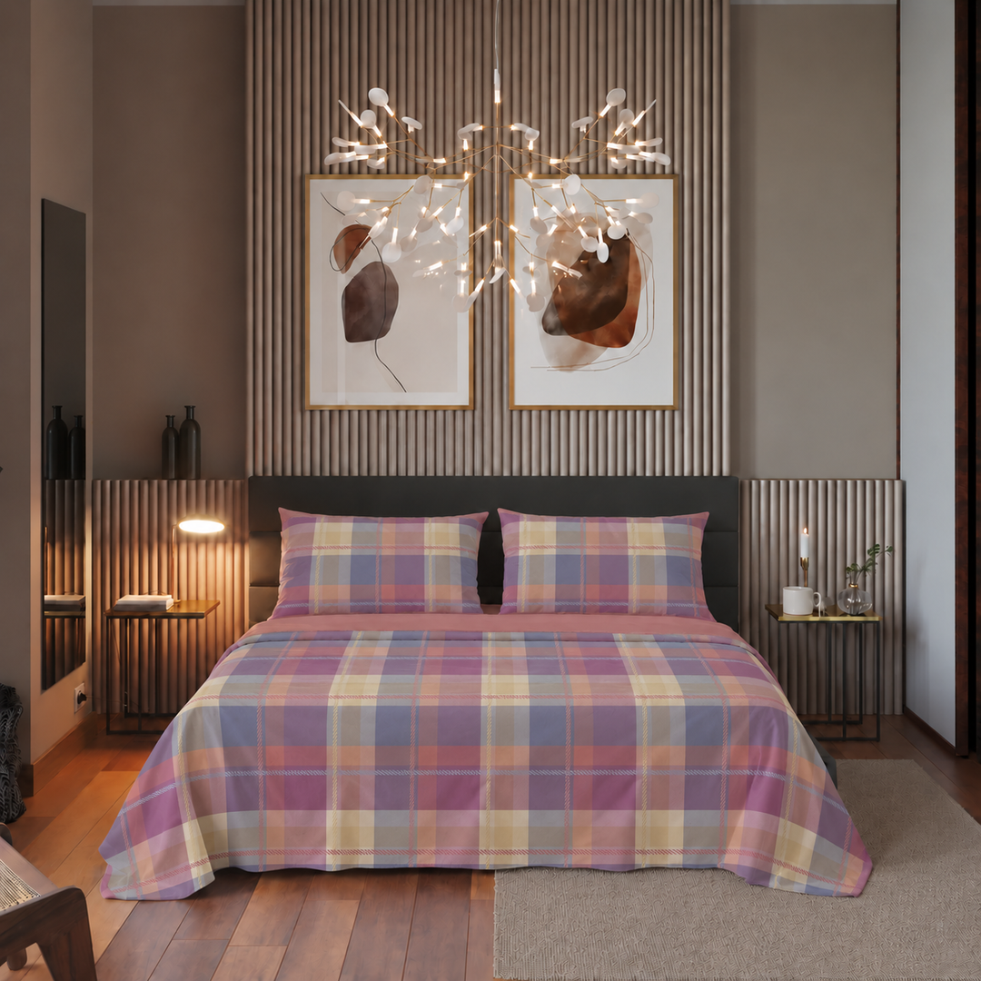 COMPLETO LETTO LIVIGNO ROSATO