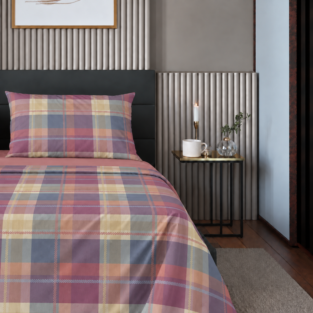 COMPLETO LETTO LIVIGNO ROSATO