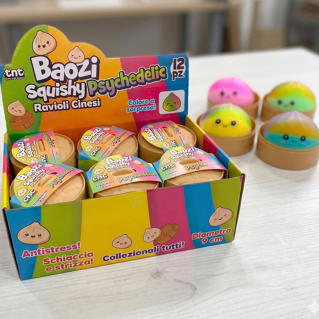 Baozi Squishy Psychedelic - Ravioli Cinesi Psichedelici