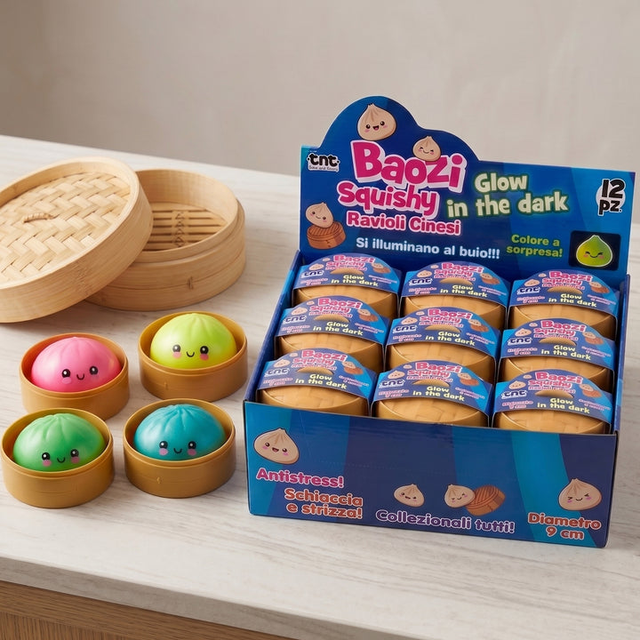 Baozi Squishy Glow In The Dark – Ravioli Cinesi illuminano al buio