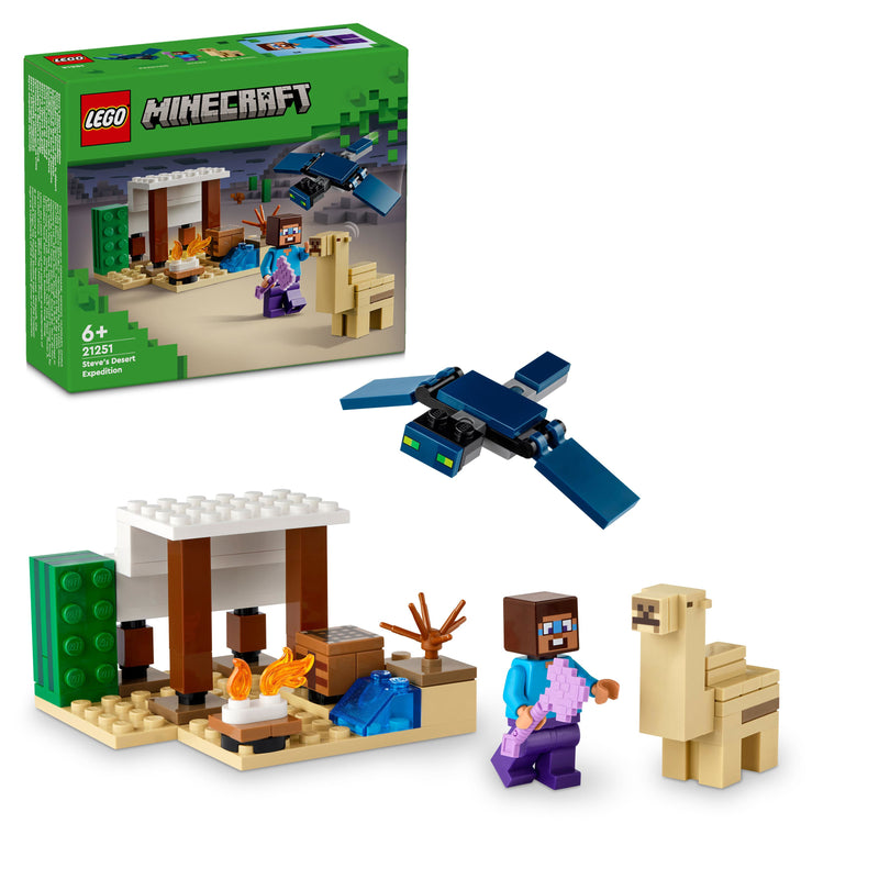 LEGO 21251 MINECRAFT SPEDIZIONE DI STEVE NEL DESERTO