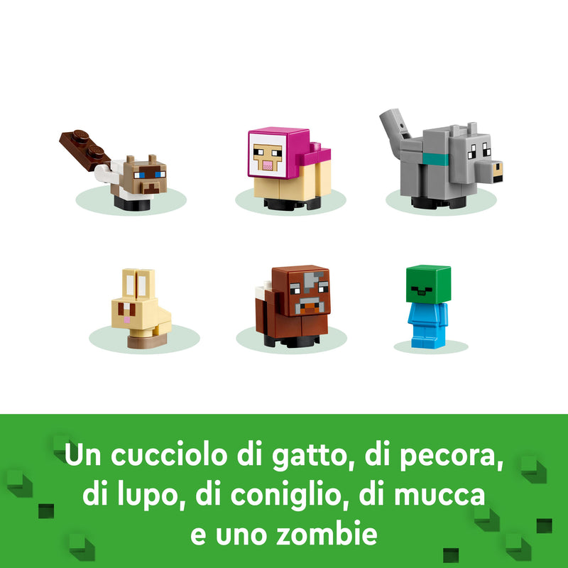 LEGO 21253 MINECRAFT IL SANTUARIO DEGLI ANIMALI