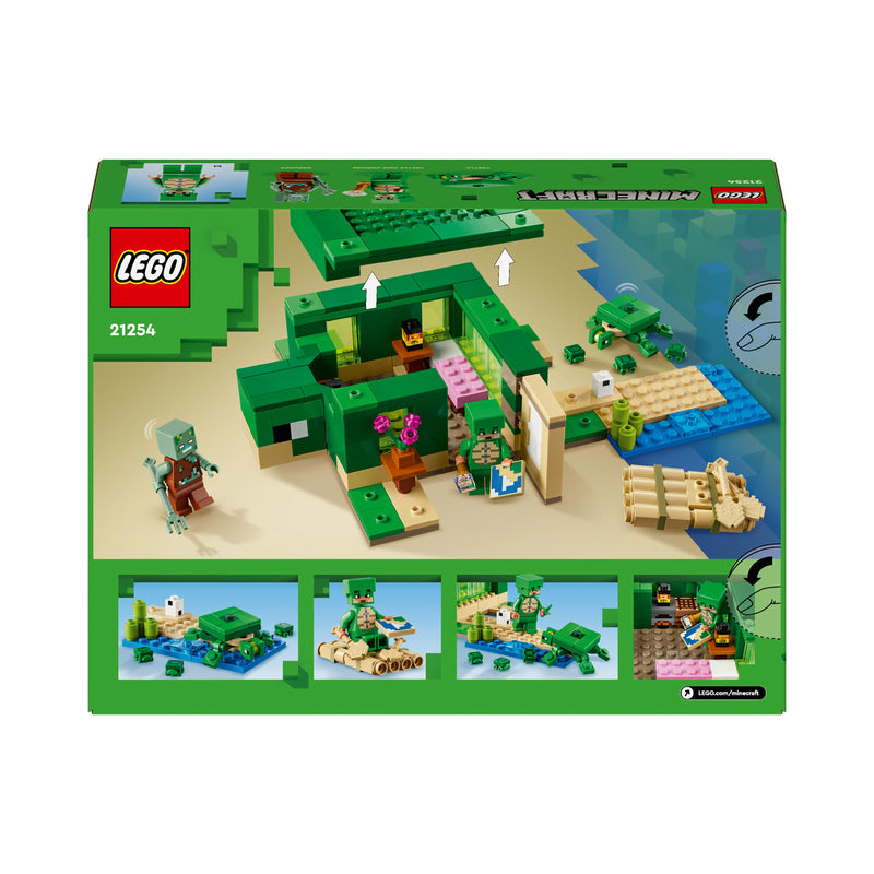 LEGO 21254 MINECRAFT BEACH HOUSE DELLA TARTARUGA