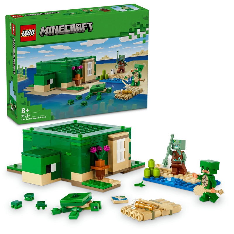 LEGO 21254 MINECRAFT BEACH HOUSE DELLA TARTARUGA