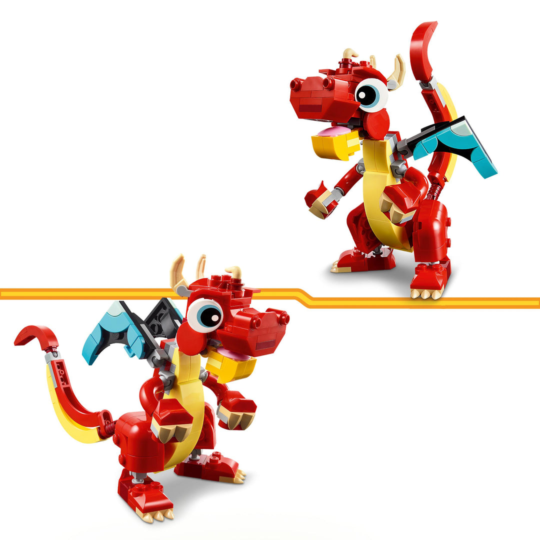 LEGO 31145 DRAGO ROSSO