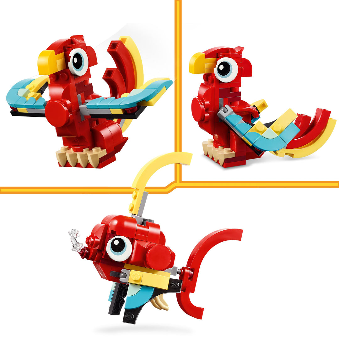 LEGO 31145 DRAGO ROSSO