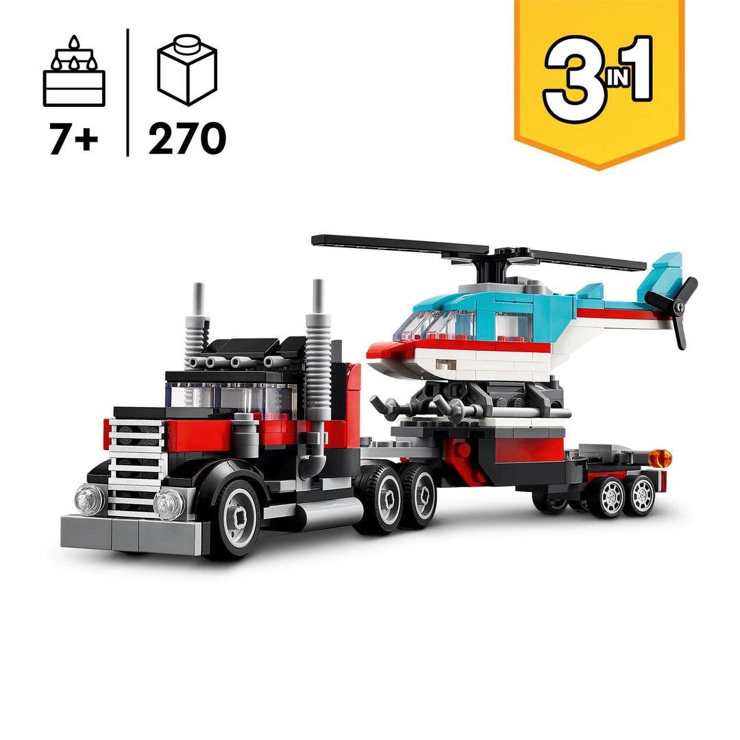 LEGO 31146 AUTOCARRO CON ELICOTTERO