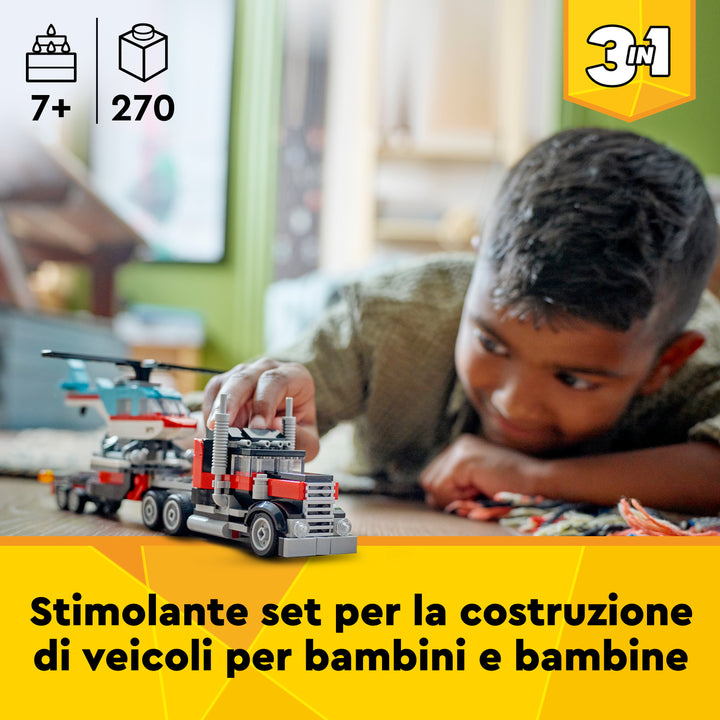 LEGO 31146 AUTOCARRO CON ELICOTTERO